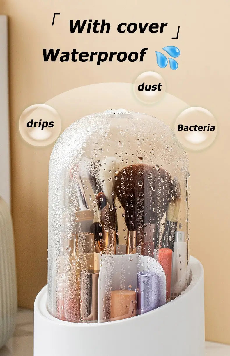 Cover Keeps Dust Off Brushes
